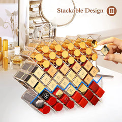 ELMAS 16 Grids Lipstick Storage Box Makeup Organizer - Al Masam Stationery LLC