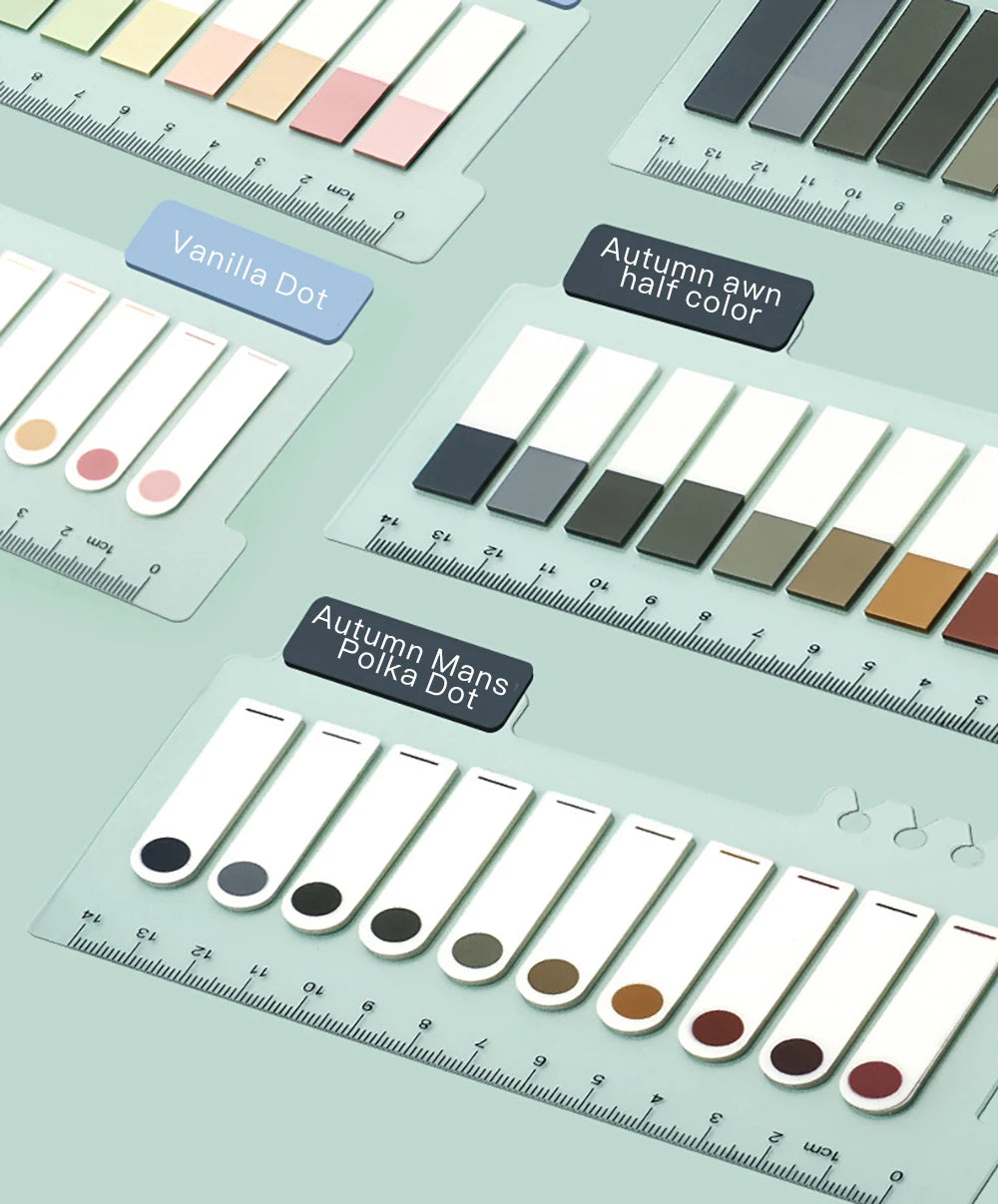 ELMAS Retro Morandi Sticky Notes Notepad School Supplies - Al Masam Stationery LLC