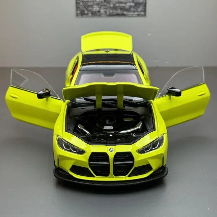 ELMAS BMW M4 Alloy 1:24 Scale Diecast Toy Car Gift - Al Masam Stationery LLC