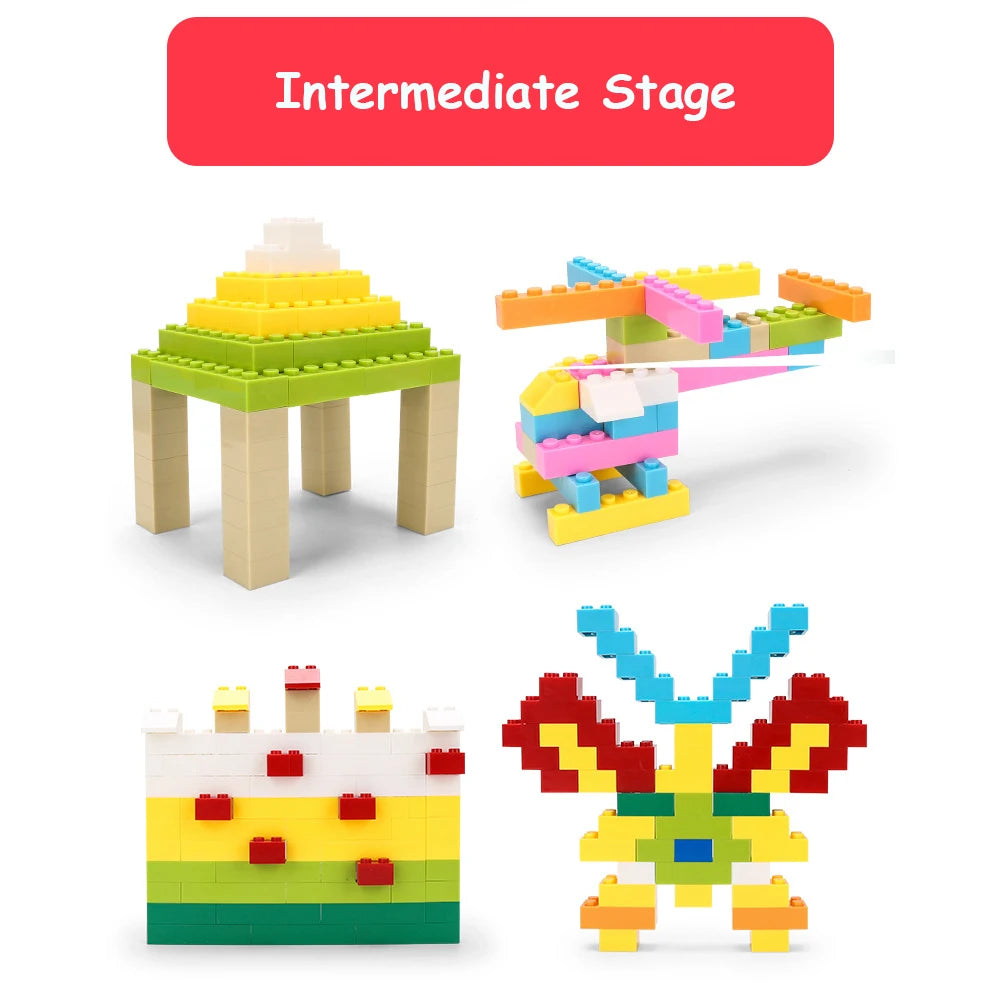 ELMAS Color-Sorted Building Blocks Set - 120/240PCS - Al Masam Stationery LLC