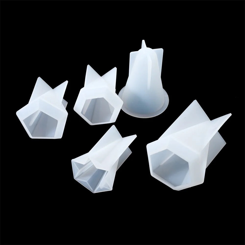 ELMAS Triangle Pyramid Silicone Mold for DIY Jewelry Crafts - Al Masam Stationery LLC