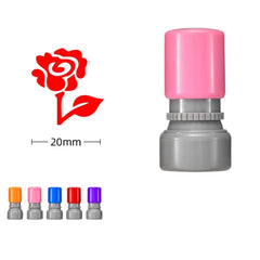 Students Rewards Rewards Flower Stamp DIY Drawing Toy Positive Review Star Grading Stamp Self Inking Encouraging