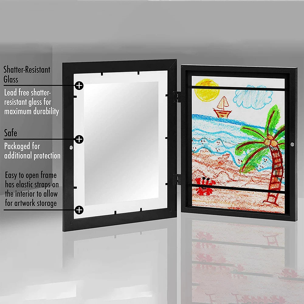 ELMAS Kids Art Frames Magnetic Front Open Changeable Display - Al Masam Stationery LLC