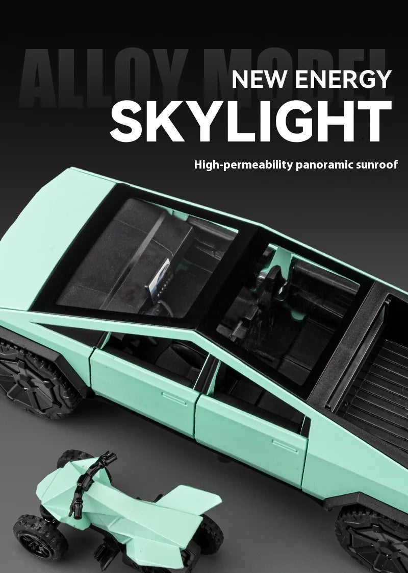 ELMAS 1:32 Cybertruck Diecast Metal Model Toy Gift - Al Masam Stationery LLC