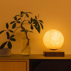 ELMAS Floating Luna Night Light - 3 Color Modes Decor - Al Masam Stationery LLC