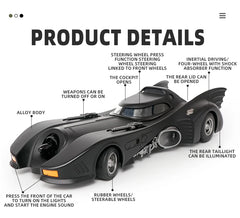 ELMAS 1:18 1989 Batmobile Die-cast Car with Batman Figure - Al Masam Stationery LLC