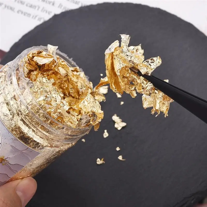 ELMAS Gold Foil Paper for Jewelry Making & Nail Art Supplies - Al Masam Stationery LLC