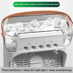 ELMAS New 3 In 1 Portable Humidifier Fan For Home - Al Masam Stationery LLC
