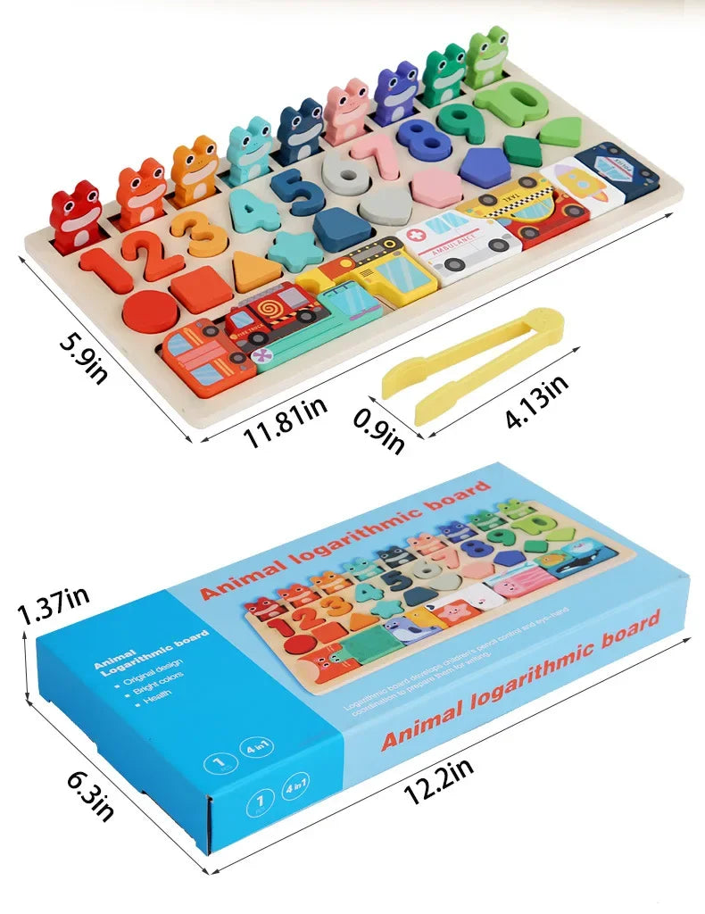 ELMAS: Montessori Educational Busy Board for Kids - Al Masam Stationery LLC
