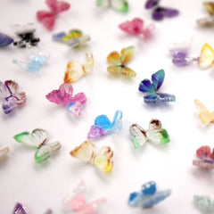 10/30/50pcs Tiny Mix Butterflies Miniature - Fairy Garden Ornament, Micro Landscape DIY Crafts Decoration