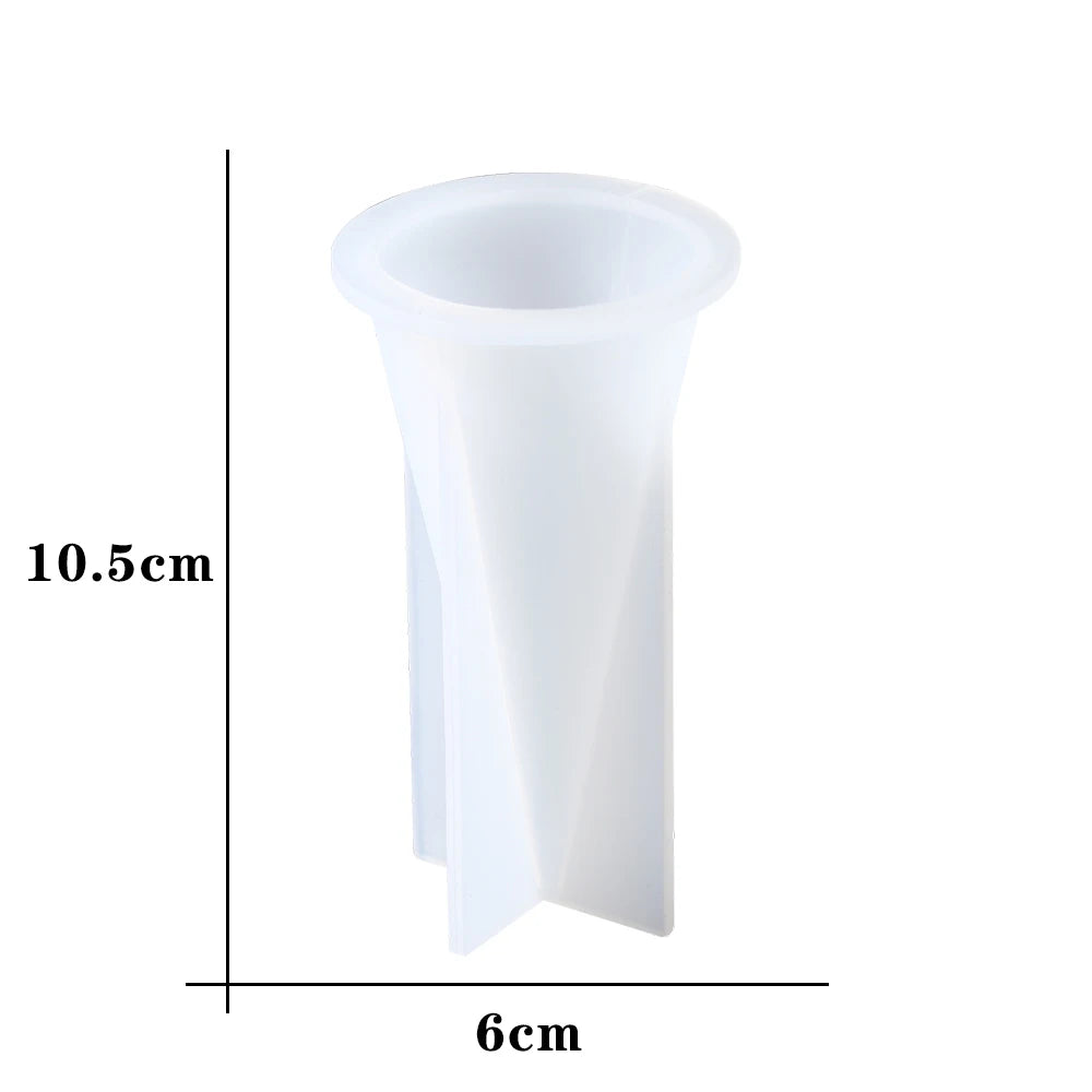 ELMAS Triangle Pyramid Silicone Mold for DIY Jewelry Crafts - Al Masam Stationery LLC