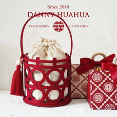 ELMAS Fashionable Hollow Wedding Gift Bag Handheld Storage - Al Masam Stationery LLC