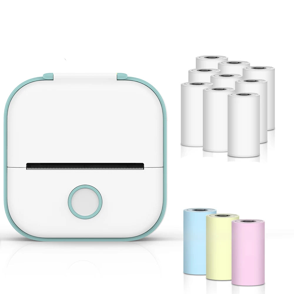 ELMAS Mini Pocket Thermal Printer for DIY Stickers & Journals - Al Masam Stationery LLC