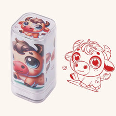 Dragon Monkey Zodiac Stamps Hand Account Stationery Cute Animals Seal DIY Painting Cartoon Animals Figure Stamps