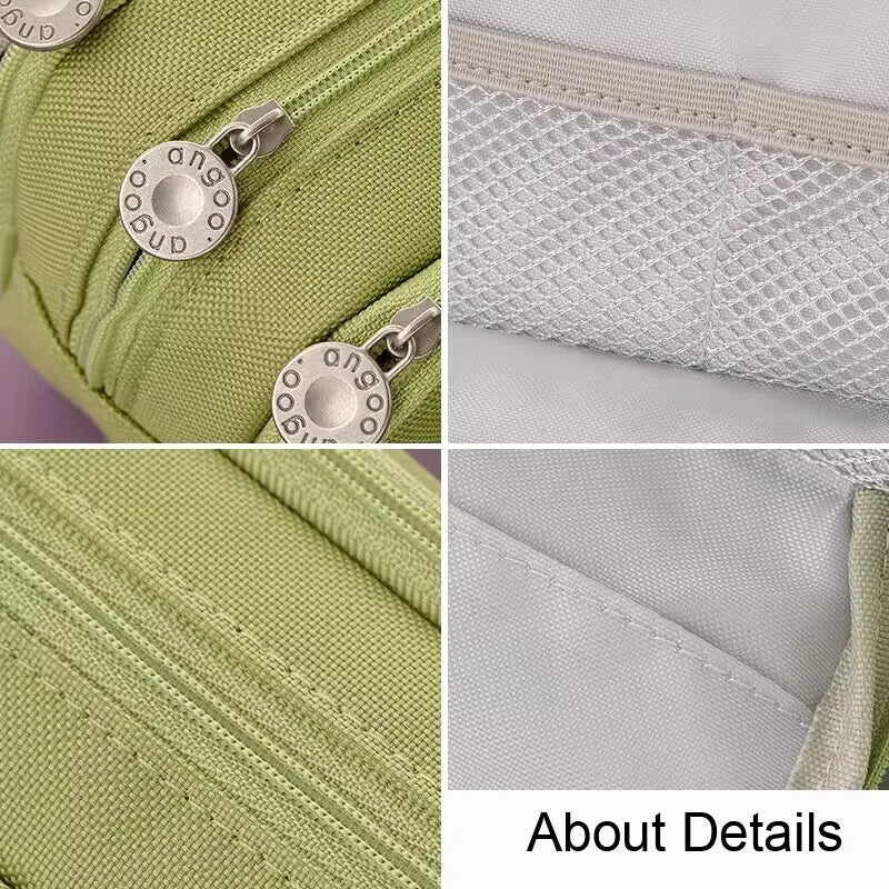 ELMAS Stylish Purple 3/4 Compartment Pencil Case for Kids - Al Masam Stationery LLC