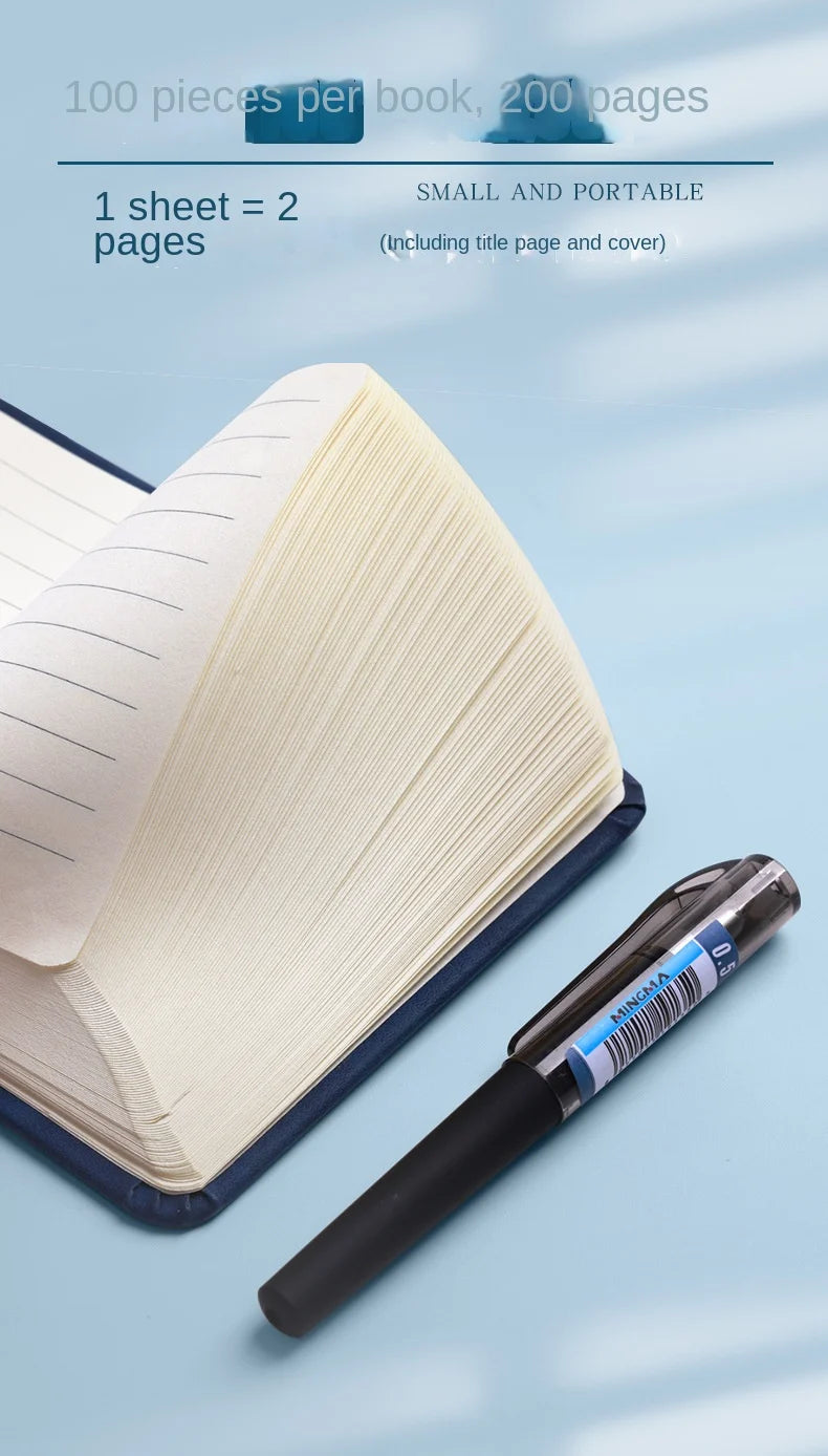 ELMAS Mini Book A7 Portable Leather Waterproof Notebook - Al Masam Stationery LLC