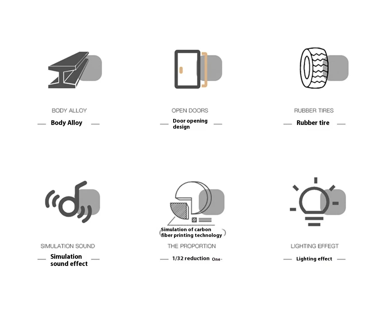 ELMAS 1:32 Scale Apollo EVO Alloy Toy Model with Lights - Al Masam Stationery LLC