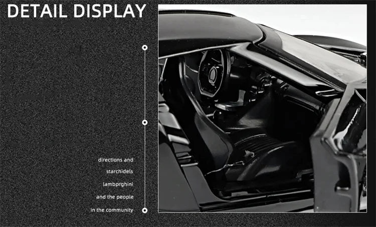 ELMAS 1:32 BGT La Voiture Noire Alloy Car Model Toy - Al Masam Stationery LLC