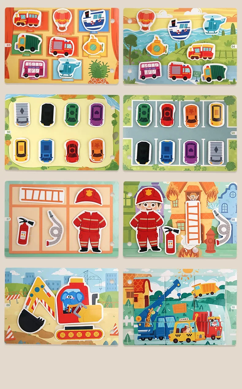 ELMAS Montessori Baby Busy Book for Early Learning Fun - Al Masam Stationery LLC