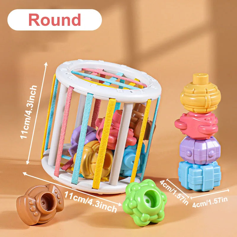 ELMAS Sensory Stacking Blocks for Baby Learning Fun - Al Masam Stationery LLC