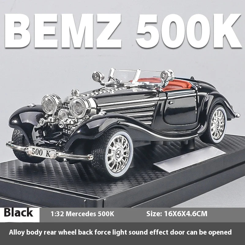 ELMAS 1:32 Mercedes Benz 500K 1936 Diecast Model Car - Al Masam Stationery LLC