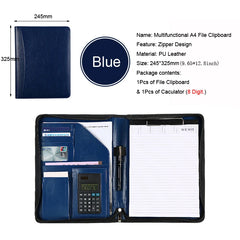 ELMAS Leather A4 Executive Portfolio & Organizer - Al Masam Stationery LLC