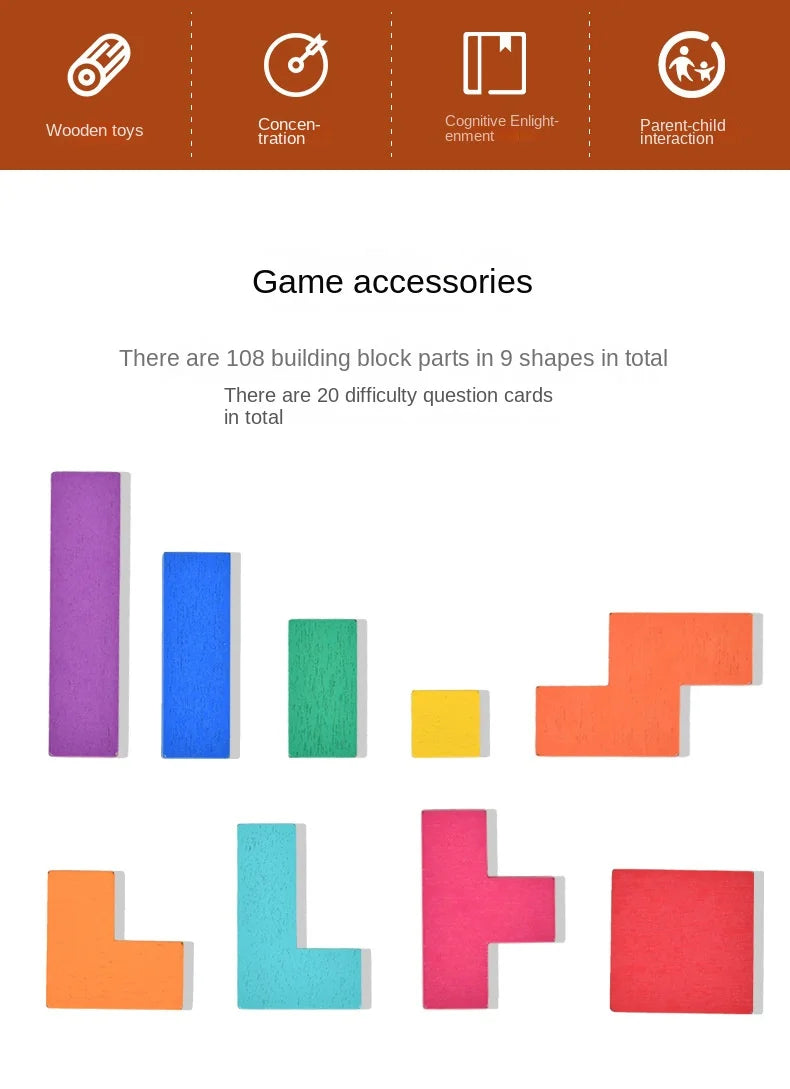 ELMAS Montessori Puzzle Battle Game for Kids Gift - Al Masam Stationery LLC