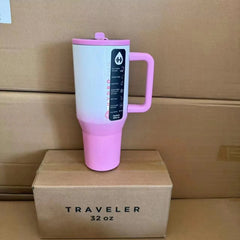 HydroJug Tumbler 32OZ/40OZ Traveler Straw Lid Stainless Steel Vacuum Insulated Car Mug Double Wall Thermal Iced Travel