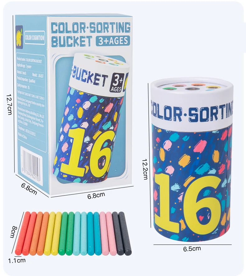 ELMAS Kids Color Classification Cognition Cup Toy - Al Masam Stationery LLC