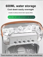 ELMAS New 3 In 1 Portable Humidifier Fan For Home - Al Masam Stationery LLC