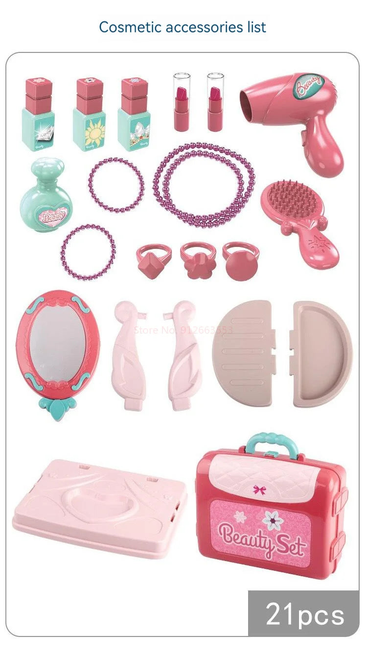 ELMAS Princess Makeup Toy Set for Kids - Dress Up Fun - Al Masam Stationery LLC