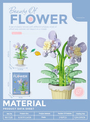 ELMAS DIY Flower Building Blocks - Creative Potted Decor