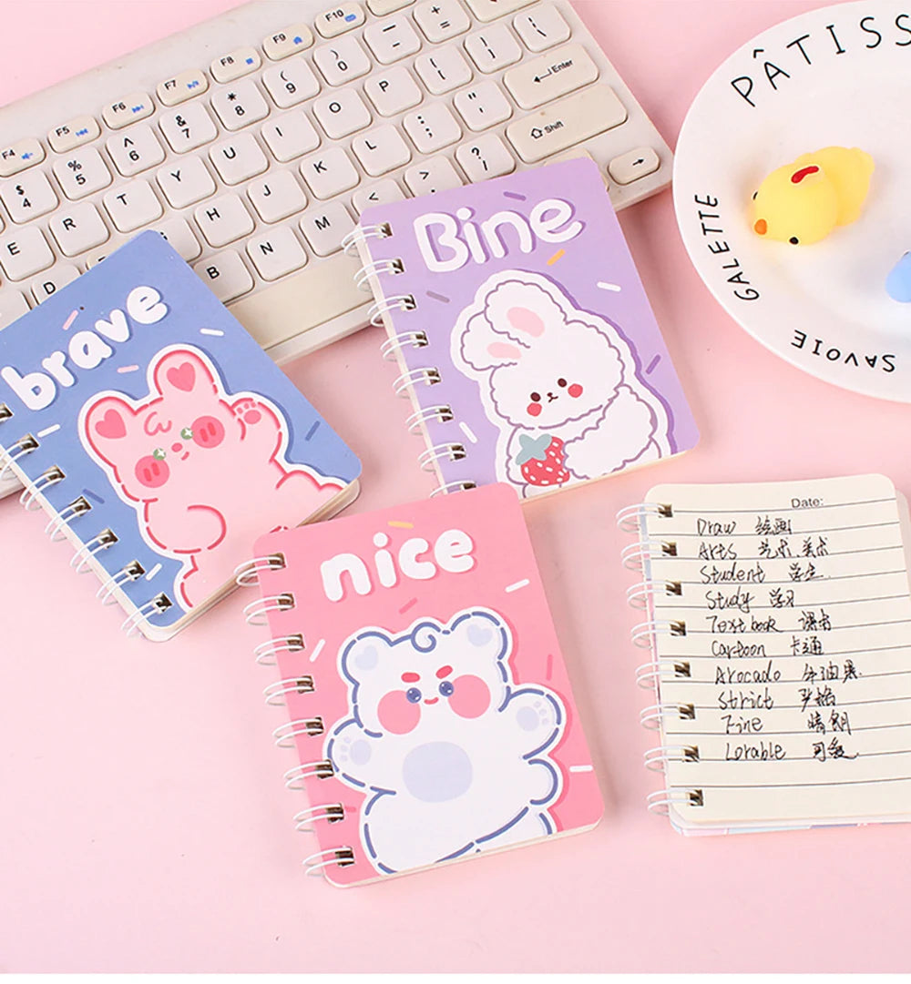 ELMAS Creative Cartoon Mini Notepad Kawaii School Supply - Al Masam Stationery LLC
