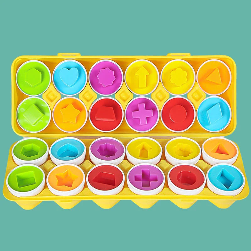 ELMAS Kids Shape Matching Smart Eggs Educational Toy - Al Masam Stationery LLC