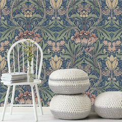ELMAS Custom Mural American Plants Flowers Wallpaper 3D - Al Masam Stationery LLC