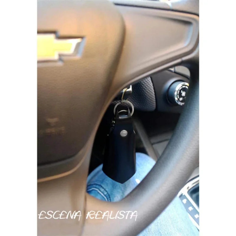 ELMAS Bruce Wayne Leather Keychain - Superhero Style Accessory - Al Masam Stationery LLC