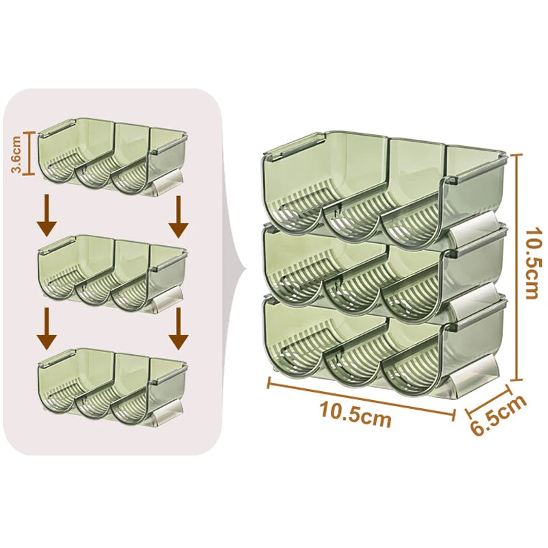 ELMAS Transparent Lipstick Acrylic Makeup Brush Storage Box - Al Masam Stationery LLC