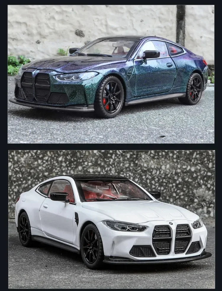 ELMAS BMW M4 Alloy 1:24 Scale Diecast Toy Car Gift - Al Masam Stationery LLC