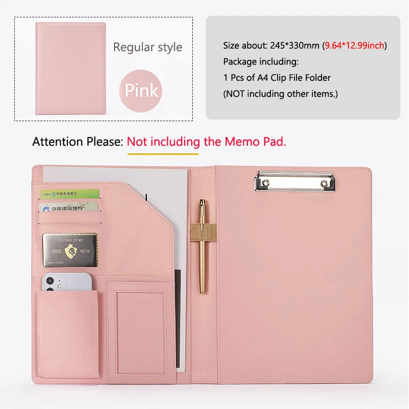 ELMAS Executive Leather Padfolio for Professionals - Al Masam Stationery LLC