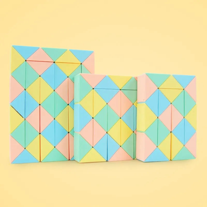 ELMAS Magic Snake Cube Blocks 3D Puzzle STEM Toy - Al Masam Stationery LLC