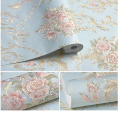 ELMAS Floral Wallpaper Self-Adhesive Warm Girl Room Decor - Al Masam Stationery LLC