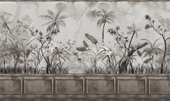 ELMAS Custom French Retro Rainforest Wallpaper Mural - Al Masam Stationery LLC