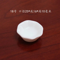 ELMAS 10pcs Mini Tableware Resin Dollhouse Craft Accessories