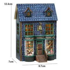 ELMAS Creative DIY Wooden Dollhouse for Kids’ Fun