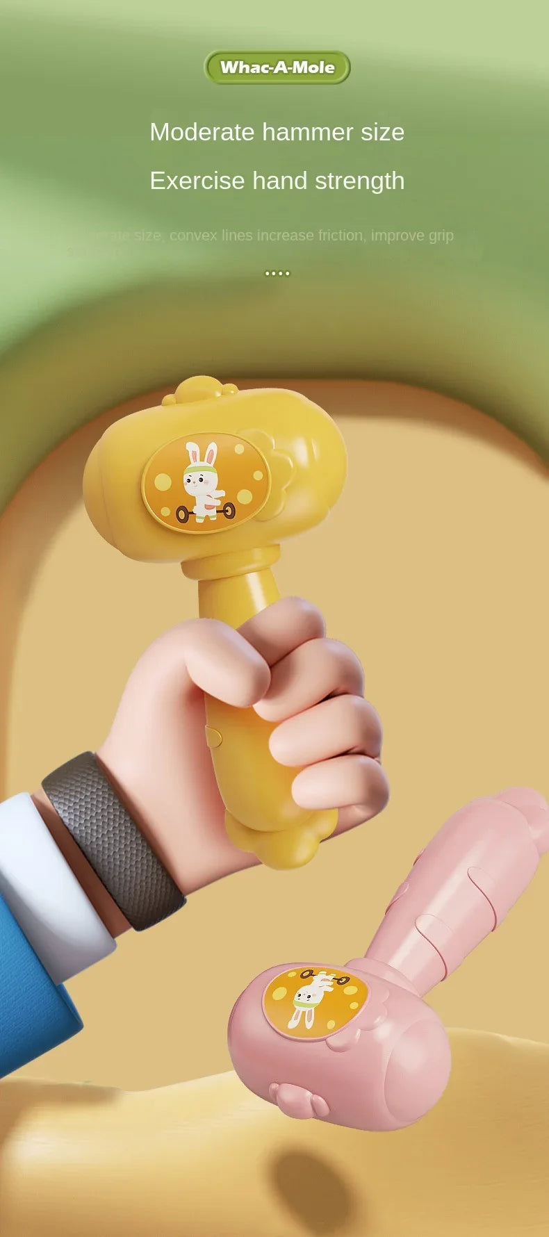 ELMAS Animal Theme Montessori Toddler Hammering Game - Al Masam Stationery LLC