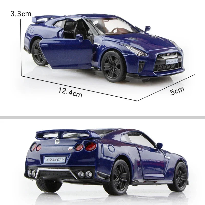ELMAS 1:36 Nissan GTR R35 Diecast Alloy Model Gifts - Al Masam Stationery LLC