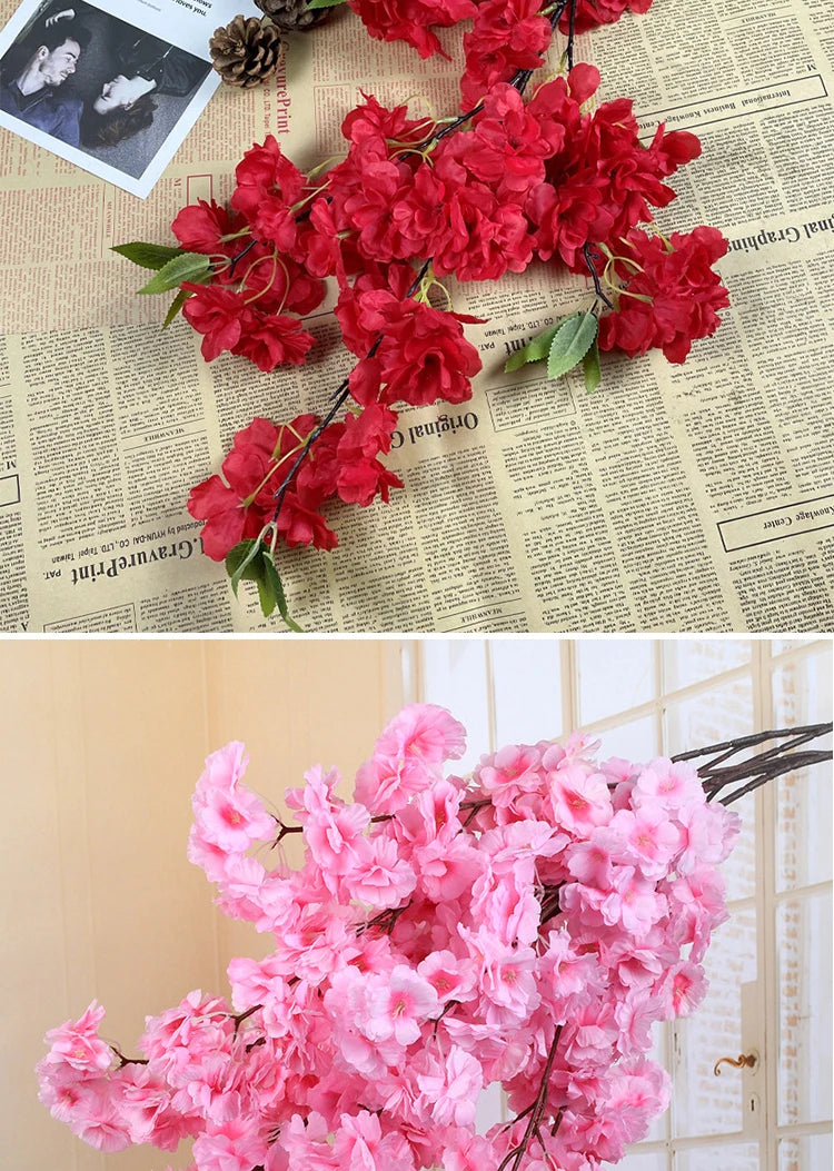 ELMAS Elegant Cherry Blossom Silk Branch Decor - Al Masam Stationery LLC