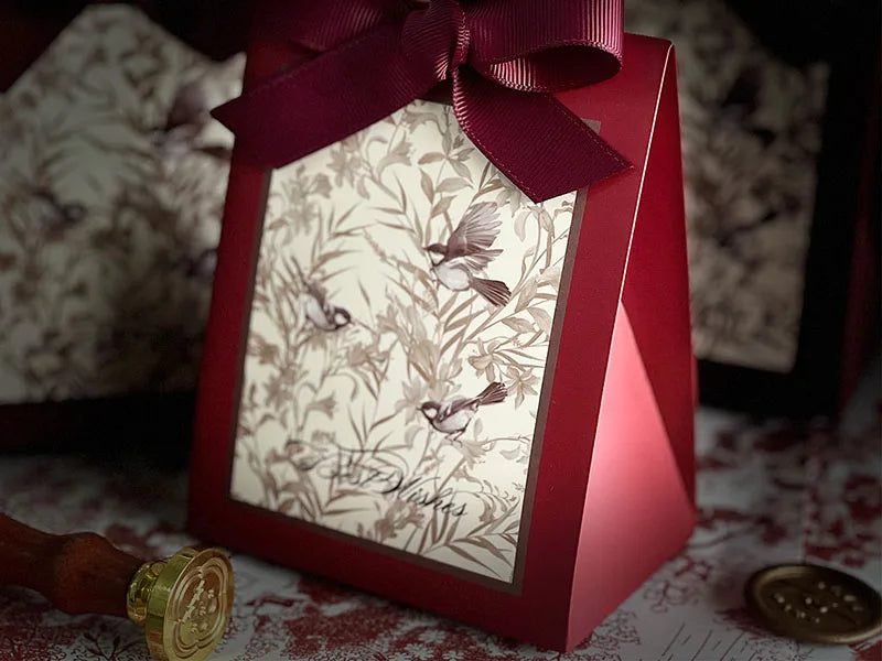 ELMAS Flowers Birds Forest Wedding Candy Box Favors - Al Masam Stationery LLC