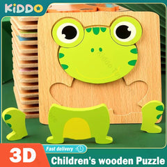 ELMAS Colorful 3D Animal Puzzle for Early Learning