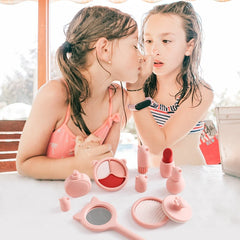 ELMAS Kids Pretend Makeup Set - Safe Silicone Lipstick & More - Al Masam Stationery LLC